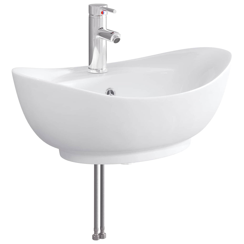 Lavabo de baño Cromado 59 x 35 x 21 cm Metal