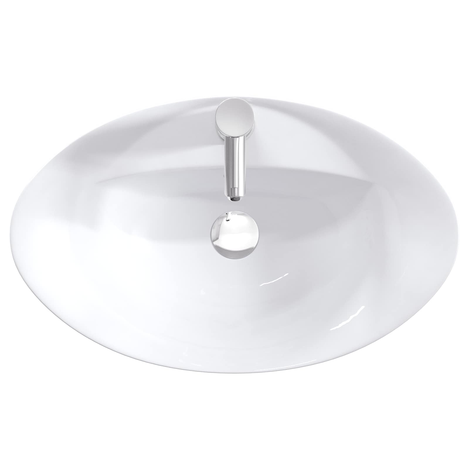 Lavabo de baño Cromado 59 x 35 x 21 cm Metal