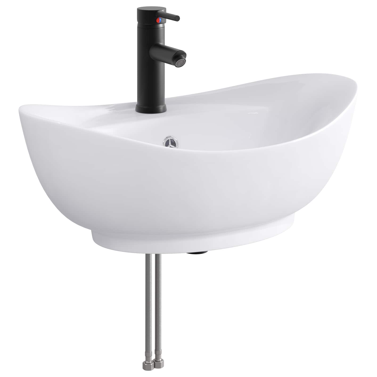 Lavabo de baño Cromado 59 x 35 x 21 cm Metal