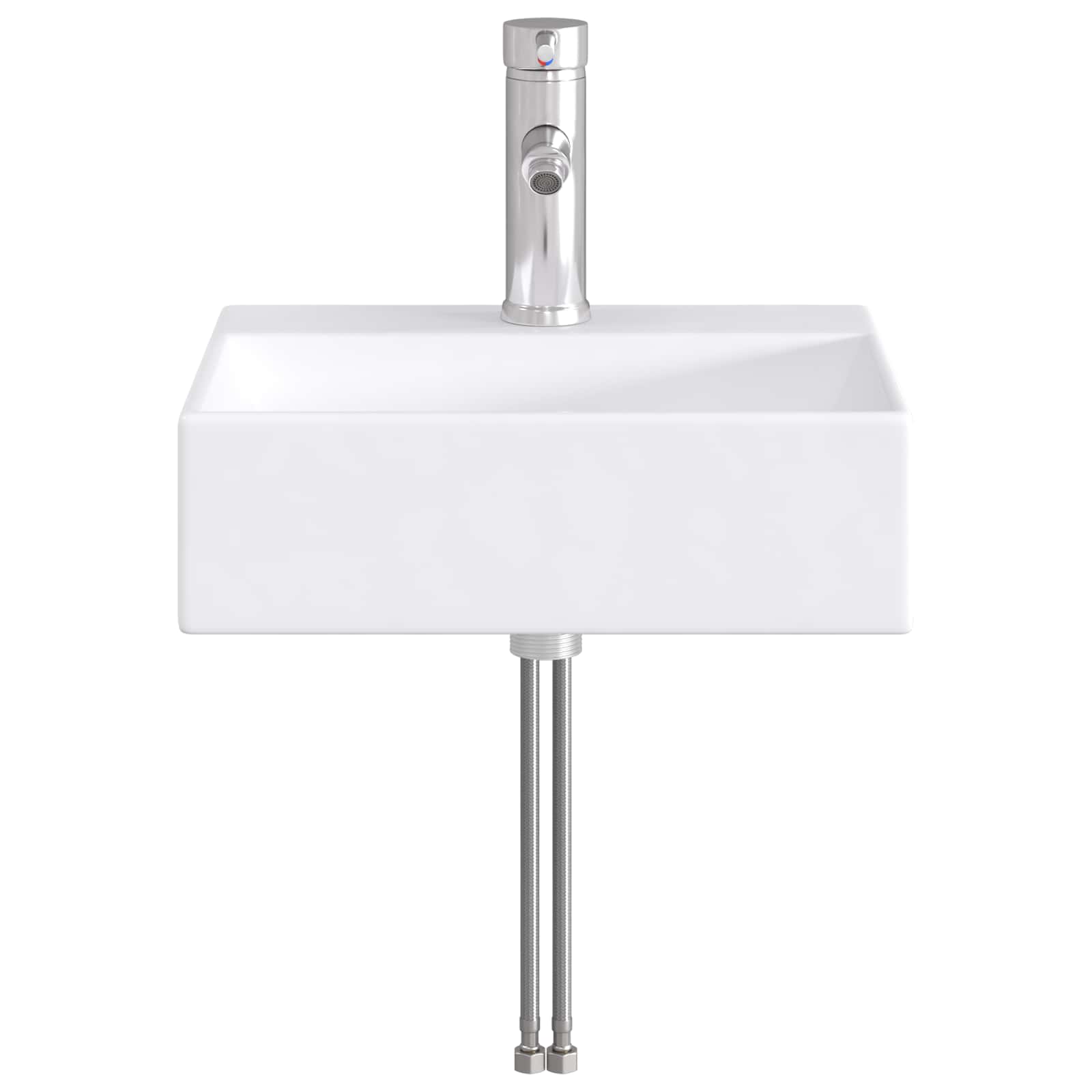 Lavabo de baño Cromado 39 x 30,5 x 12,5 cm Metal