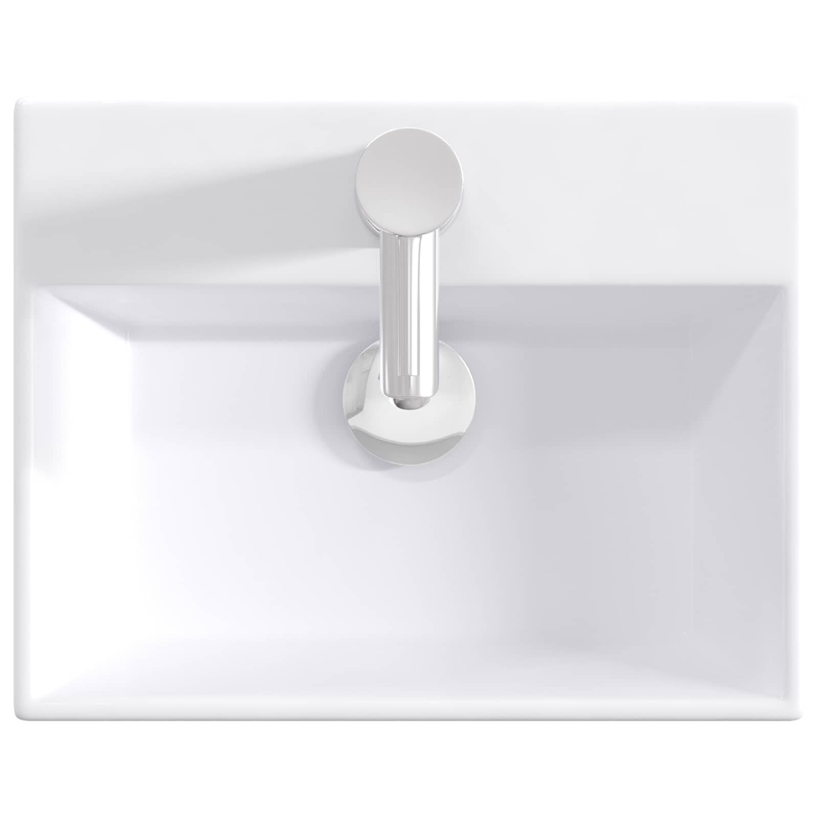 Lavabo de baño Cromado 39 x 30,5 x 12,5 cm Metal