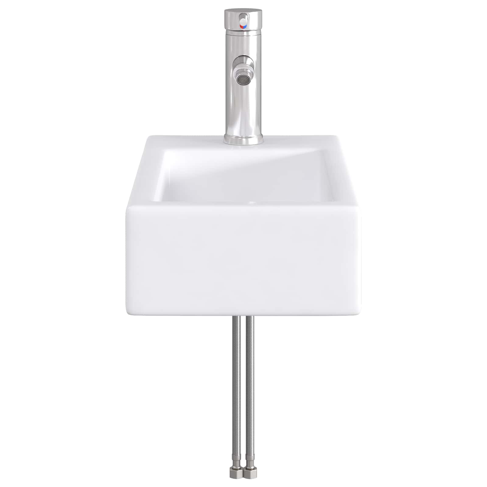 Lavabo de baño Cromado 45,5 x 25,5 x 13 cm Metal