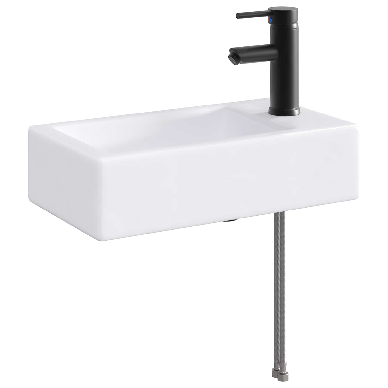 Lavabo de baño Cromado 45,5 x 25,5 x 13 cm Metal