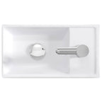 Lavabo de baño Cromado 40,5 x 22,5 x 11,5 cm Metal