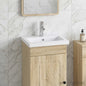 Bathroom sink Chrome 42 x 40 x 16.5 cm Metal