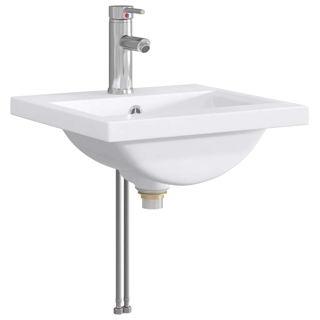 Lavabo de baño Cromado 42 x 40 x 16,5 cm Metal
