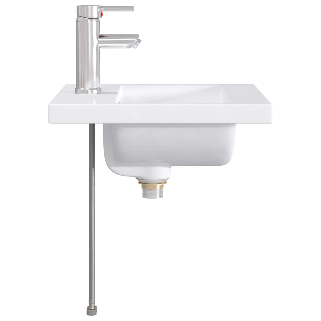 Lavabo de baño Cromado 42 x 40 x 16,5 cm Metal