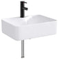 Chrome Bathroom Sink 48.5 x 37.5 x 13 cm Metal