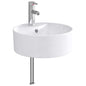 Chrome Bathroom Sink 40.5 x 40.5 x 15 cm Metal