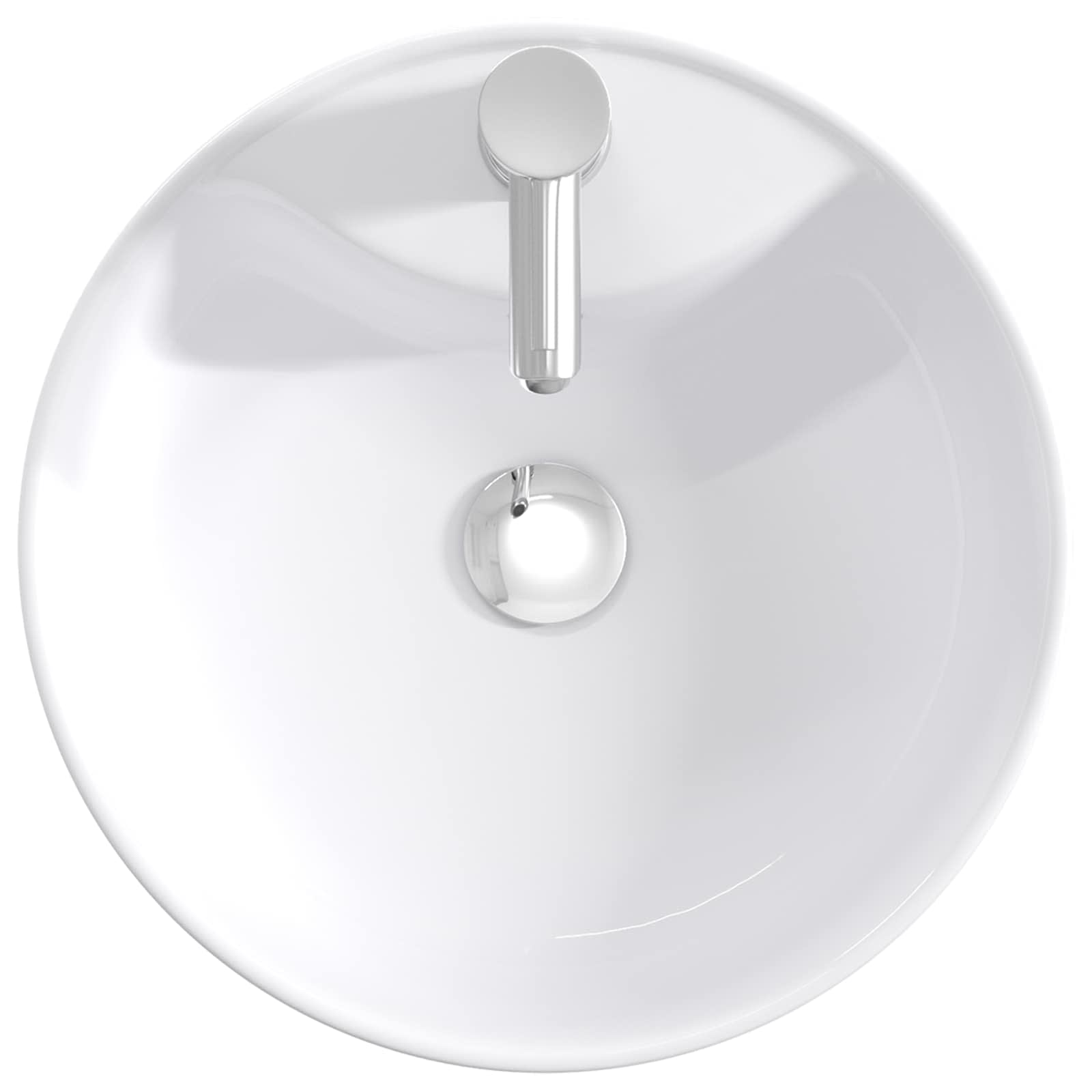 Lavabo de baño Cromado 40,5 x 40,5 x 15 cm Metal