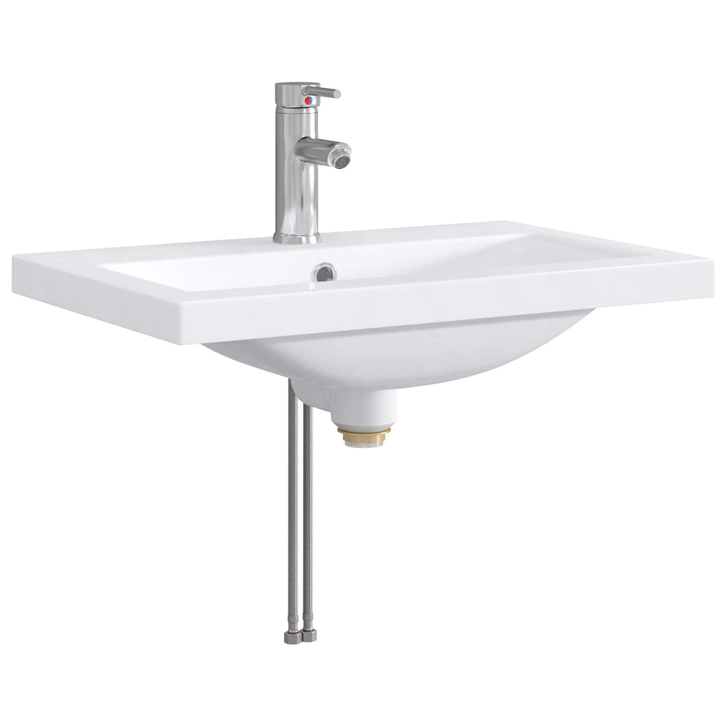 Lavabo de baño Cromado 61 x 40 x 16,5 cm Metal