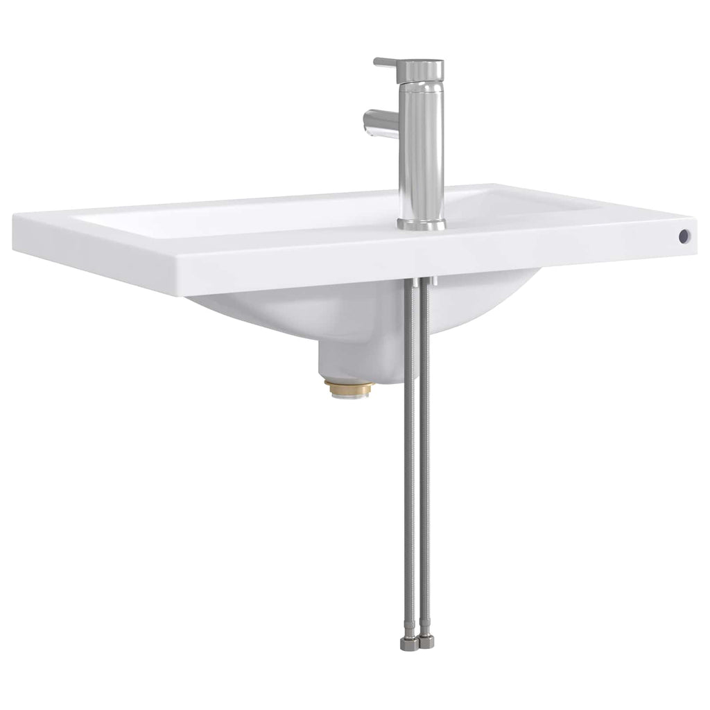 Lavabo de baño Cromado 61 x 40 x 16,5 cm Metal