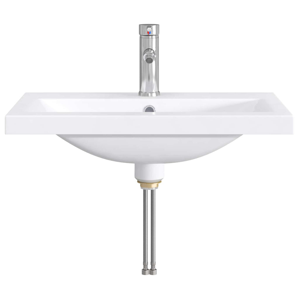 Lavabo de baño Cromado 61 x 40 x 16,5 cm Metal