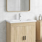 Chrome Bathroom Sink 61 x 40 x 16.5 cm Metal