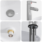Lavabo de baño Cromado 38,5 x 38,5 x 16 cm Metal