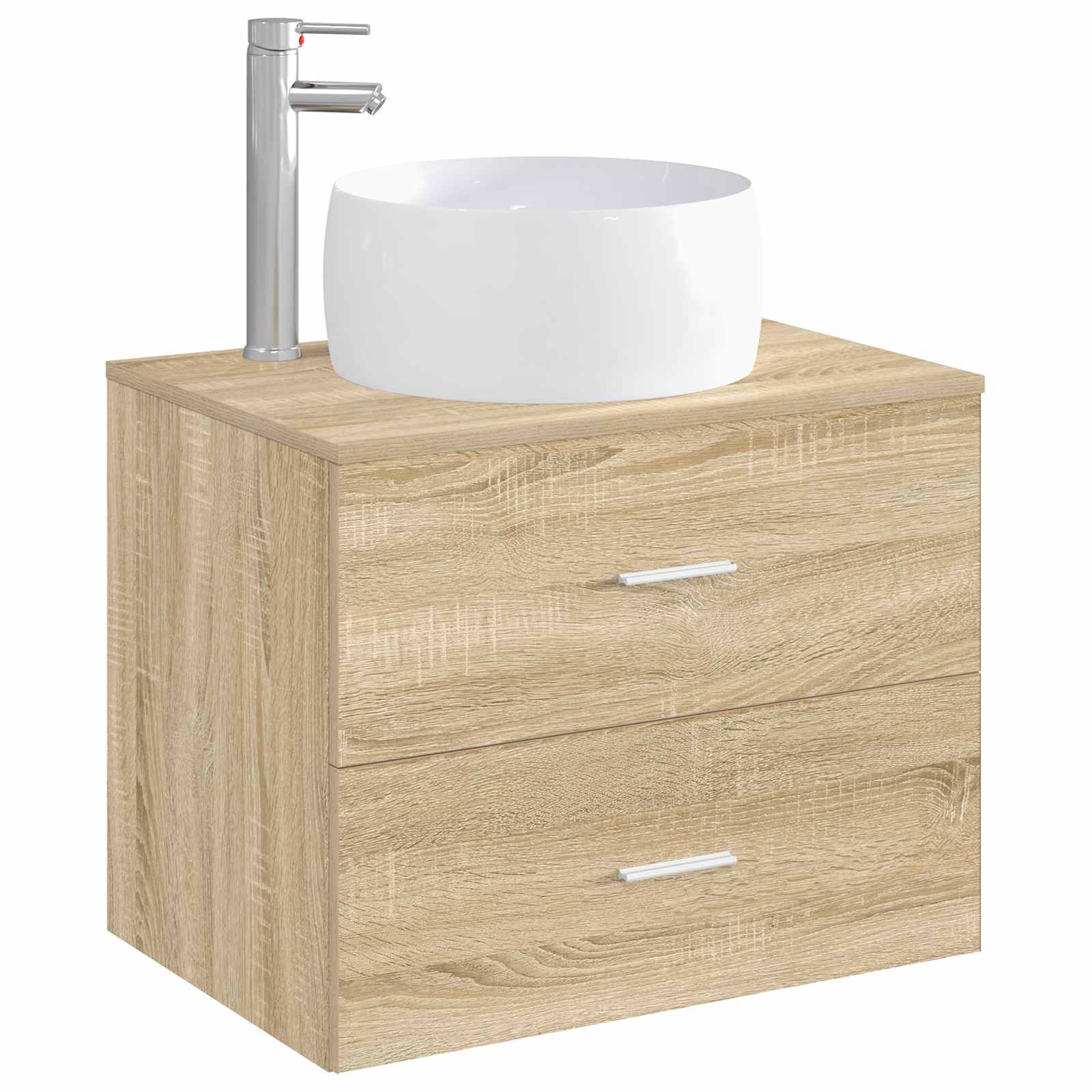 Lavabo de baño Cromado 38,5 x 38,5 x 16 cm Metal
