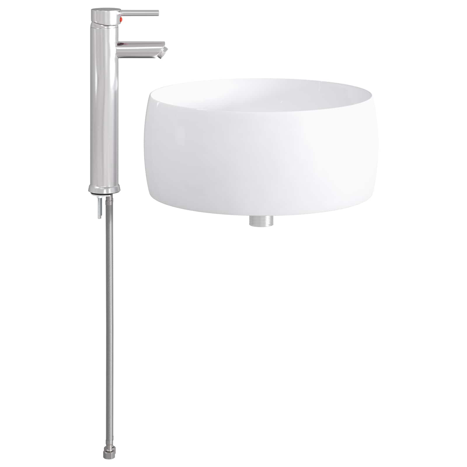 Lavabo de baño Cromado 38,5 x 38,5 x 16 cm Metal