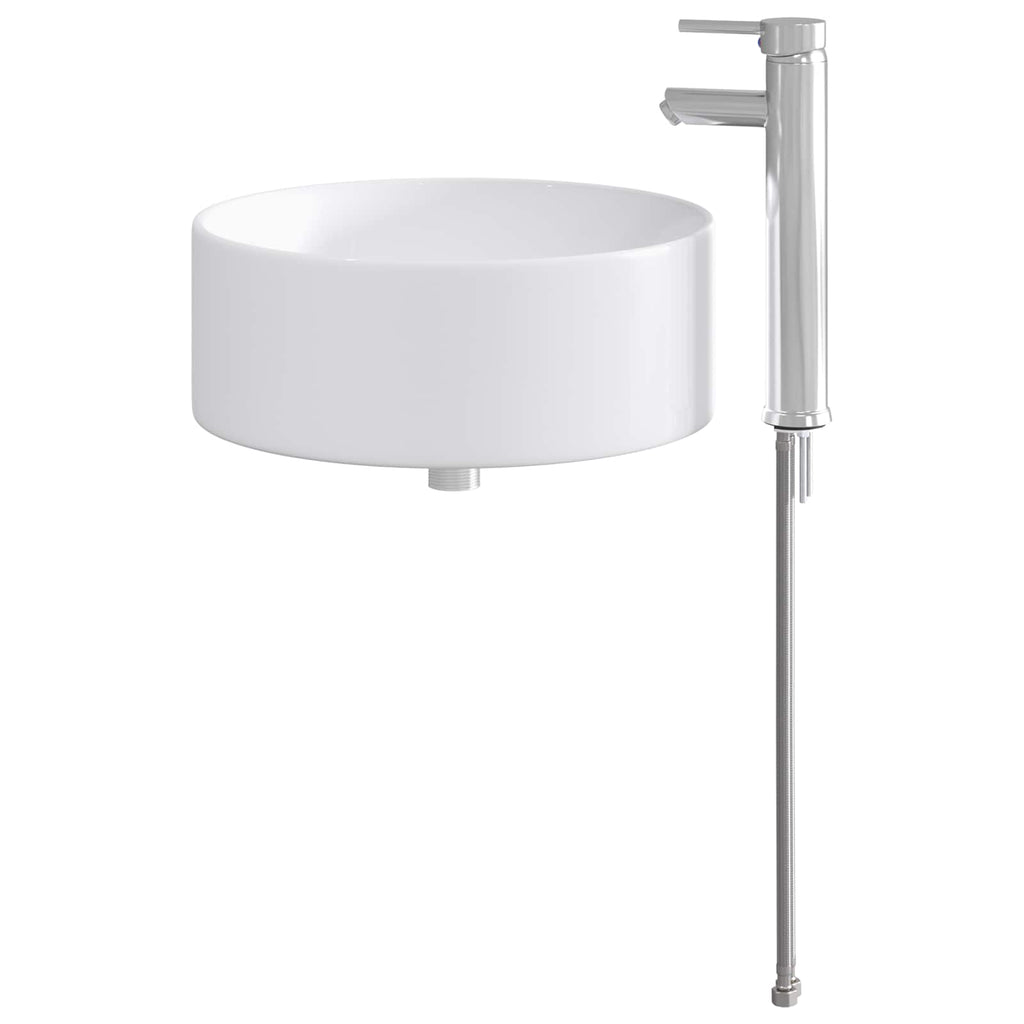 Lavabo de baño Cromado 40,5 x 40,5 x 15,5 cm Metal