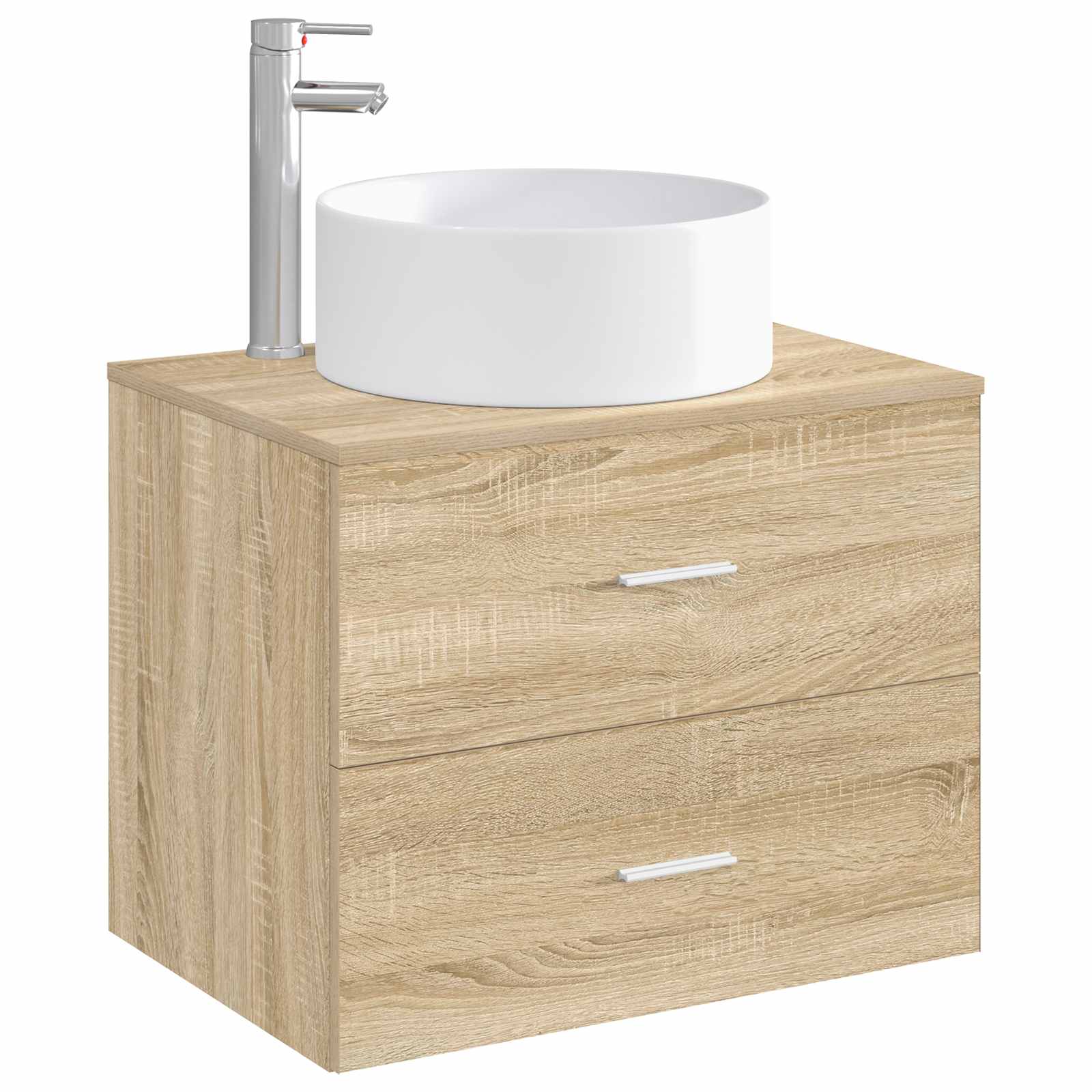 Lavabo de baño Cromado 40,5 x 40,5 x 15,5 cm Metal