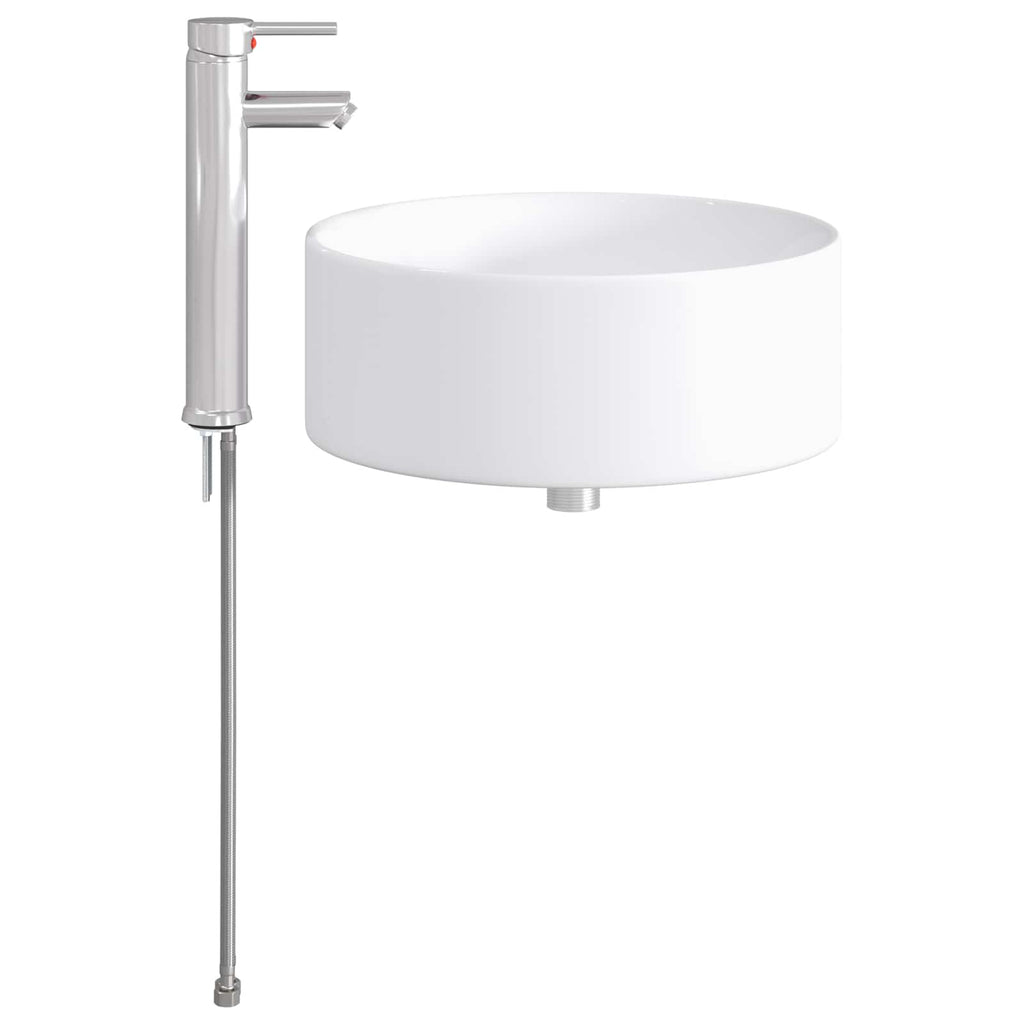 Lavabo de baño Cromado 40,5 x 40,5 x 15,5 cm Metal