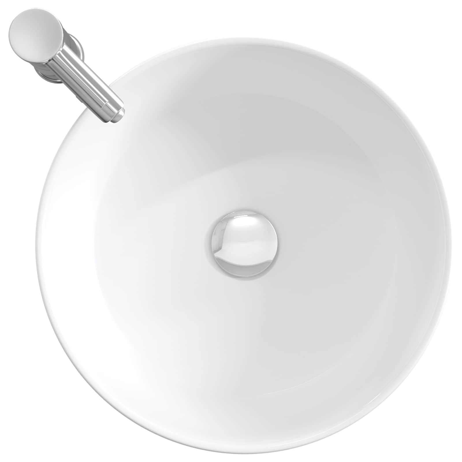 Lavabo de baño Cromado 40,5 x 40,5 x 15,5 cm Metal