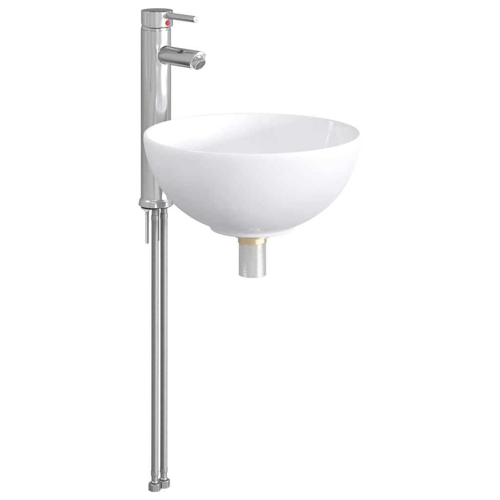Lavabo de baño Cromado 32 x 32 x 13 cm Metal