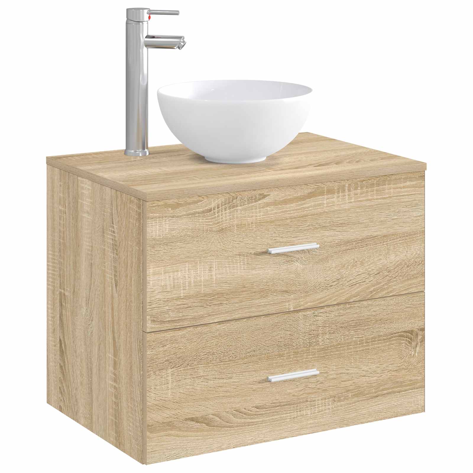 Lavabo de baño Cromado 32 x 32 x 13 cm Metal