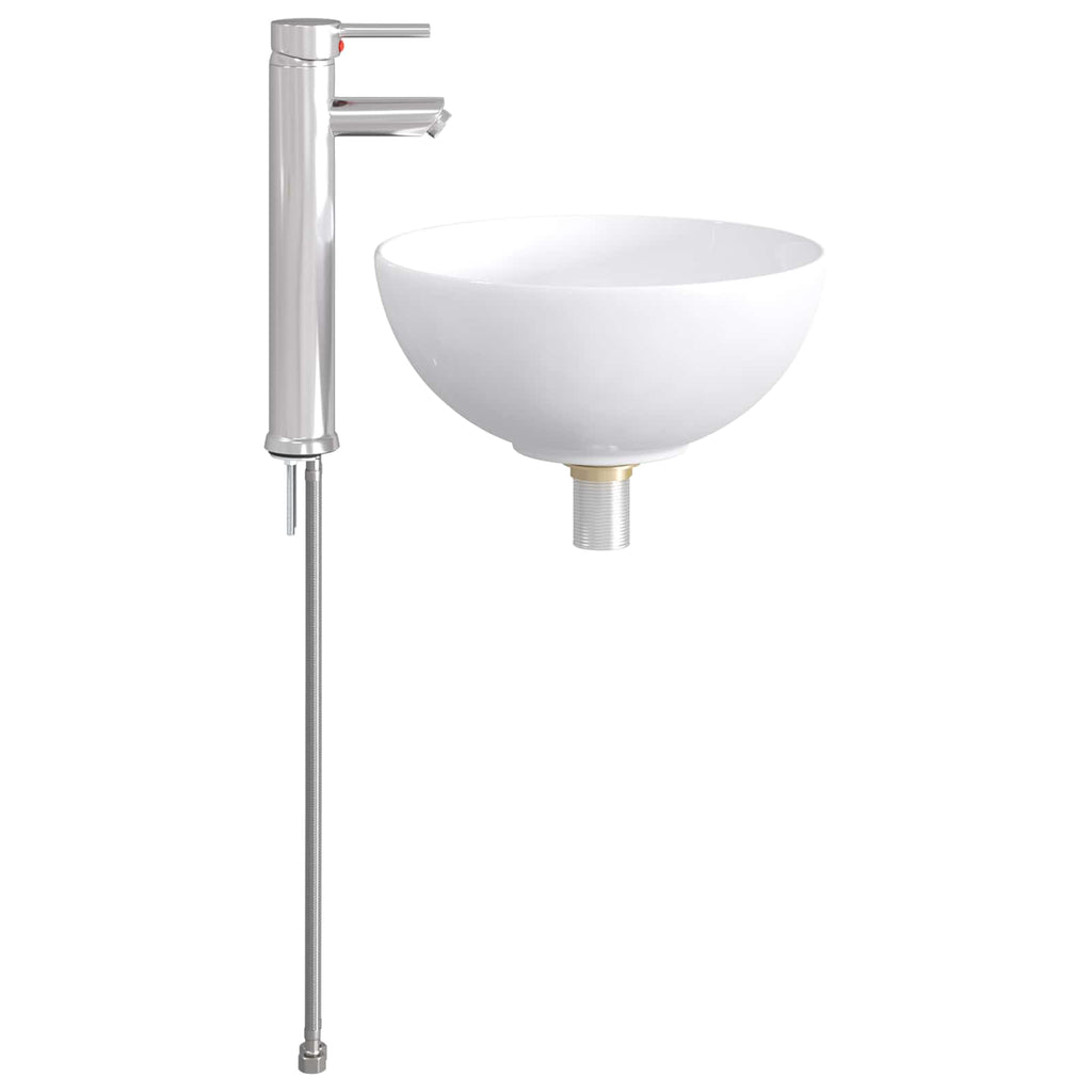 Lavabo de baño Cromado 32 x 32 x 13 cm Metal
