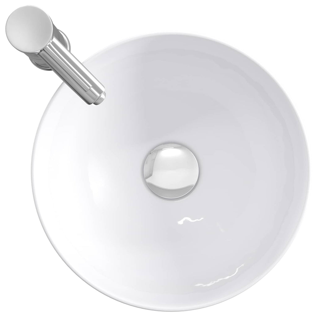Lavabo de baño Cromado 32 x 32 x 13 cm Metal