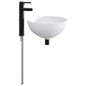 Chrome Bathroom Sink 32 x 32 x 13 cm Metal