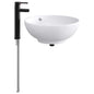 Chrome Bathroom Sink 32 x 32 x 13 cm Metal