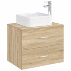 Lavabo de baño Cromado 36,5 x 36,5 x 13 cm Metal