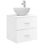 Vanidad con Lavabo de Pared Blanco 49,5 x 41 x 64,5 cm