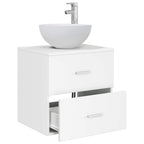 Vanidad con Lavabo de Pared Blanco 49,5 x 41 x 64,5 cm