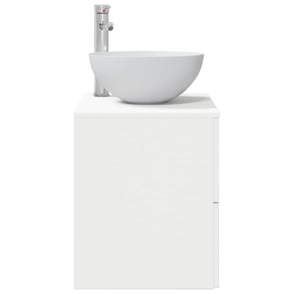Vanidad con Lavabo de Pared Blanco 49,5 x 41 x 64,5 cm