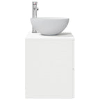Vanidad con Lavabo de Pared Blanco 49,5 x 41 x 64,5 cm