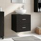 White Wall-Mounted Vanity Unit with Sink 49.5 x 41 x 64.5 cm