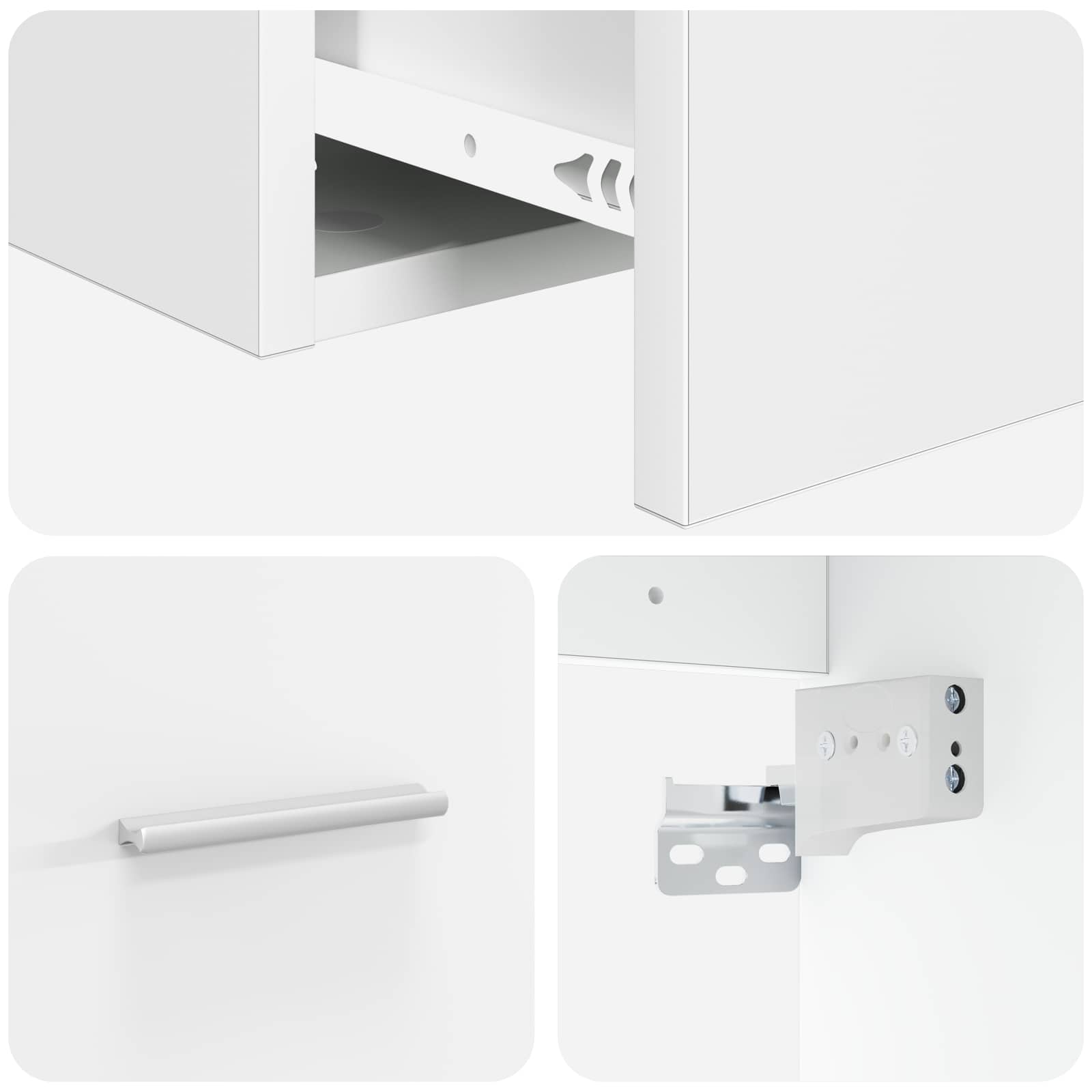 Vanidad con Lavabo de Pared Blanco 49,5 x 41 x 63 cm