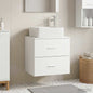 Vanity with White Wall-Mounted Sink 49.5 x 41 x 63 cm