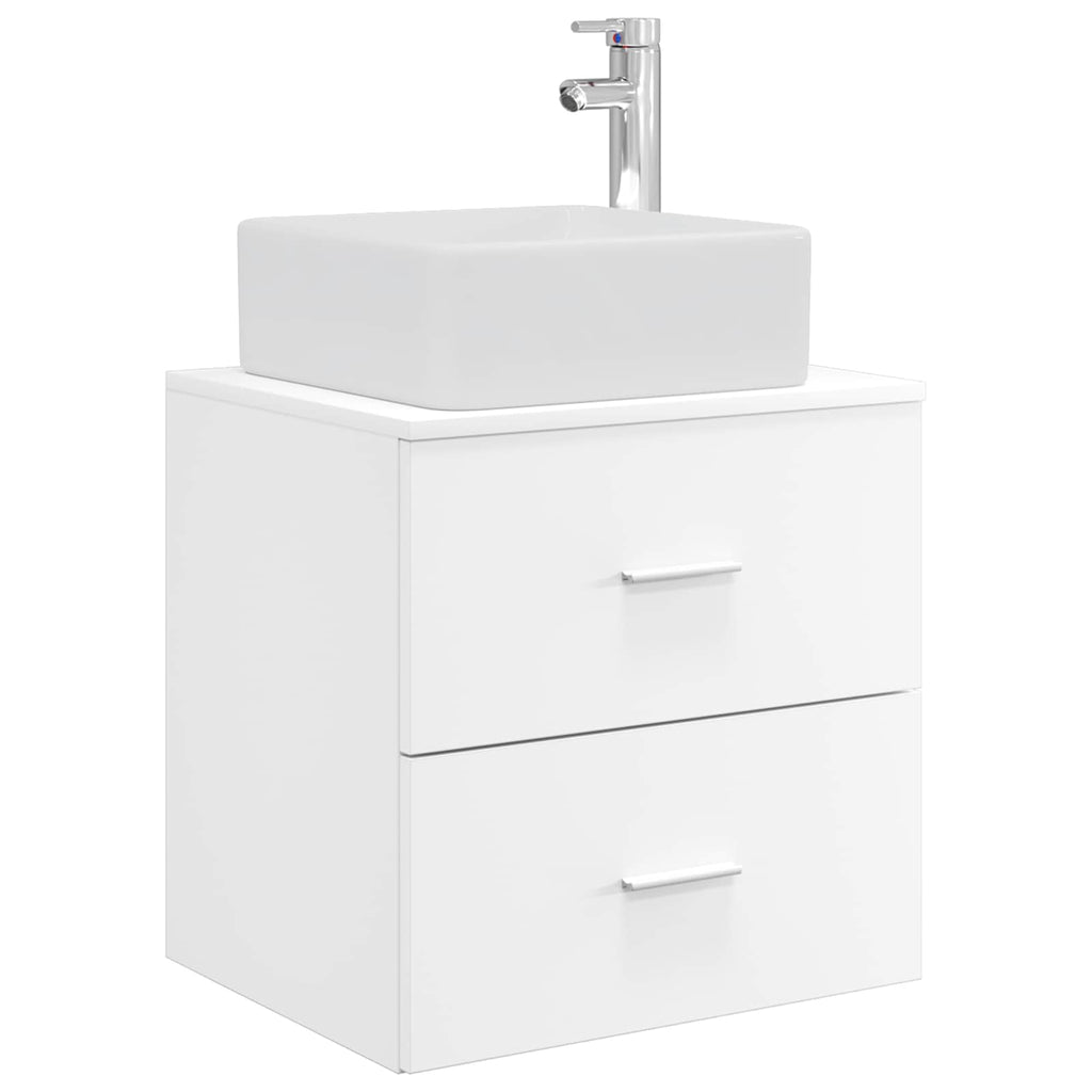 Vanidad con Lavabo de Pared Blanco 49,5 x 41 x 63 cm