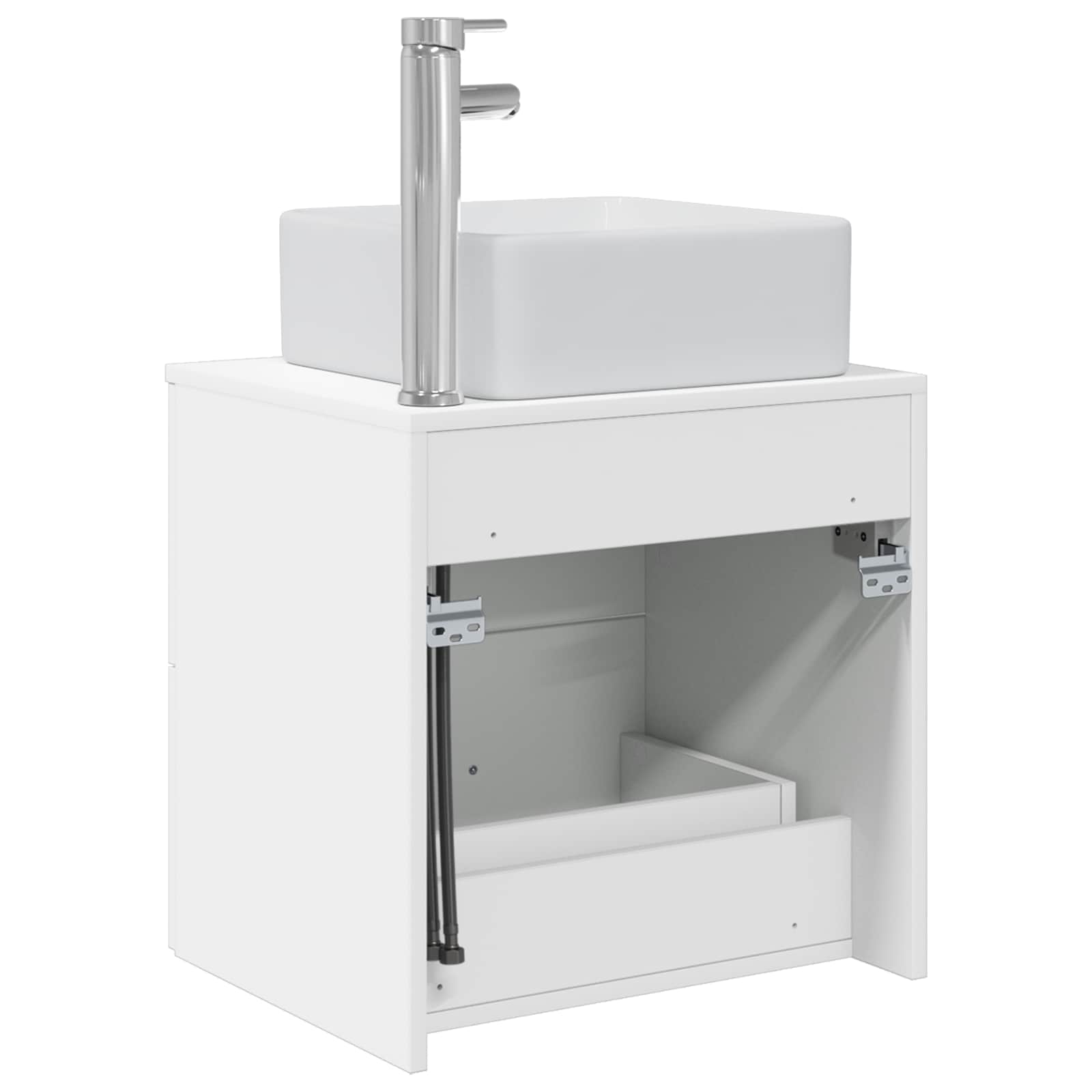 Vanidad con Lavabo de Pared Blanco 49,5 x 41 x 63 cm