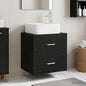 Vanity with White Wall-Mounted Sink 49.5 x 41 x 63 cm