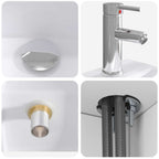 Vanidad con Lavabo de Pared Blanco 49,5 x 41 x 62,5 cm