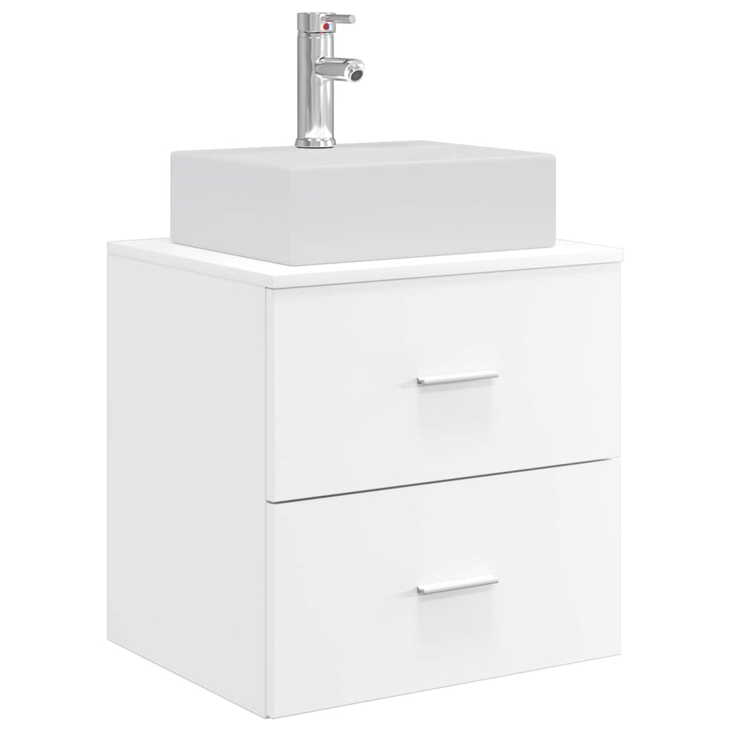 Vanidad con Lavabo de Pared Blanco 49,5 x 41 x 62,5 cm