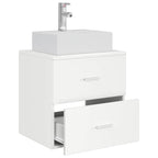 Vanidad con Lavabo de Pared Blanco 49,5 x 41 x 62,5 cm