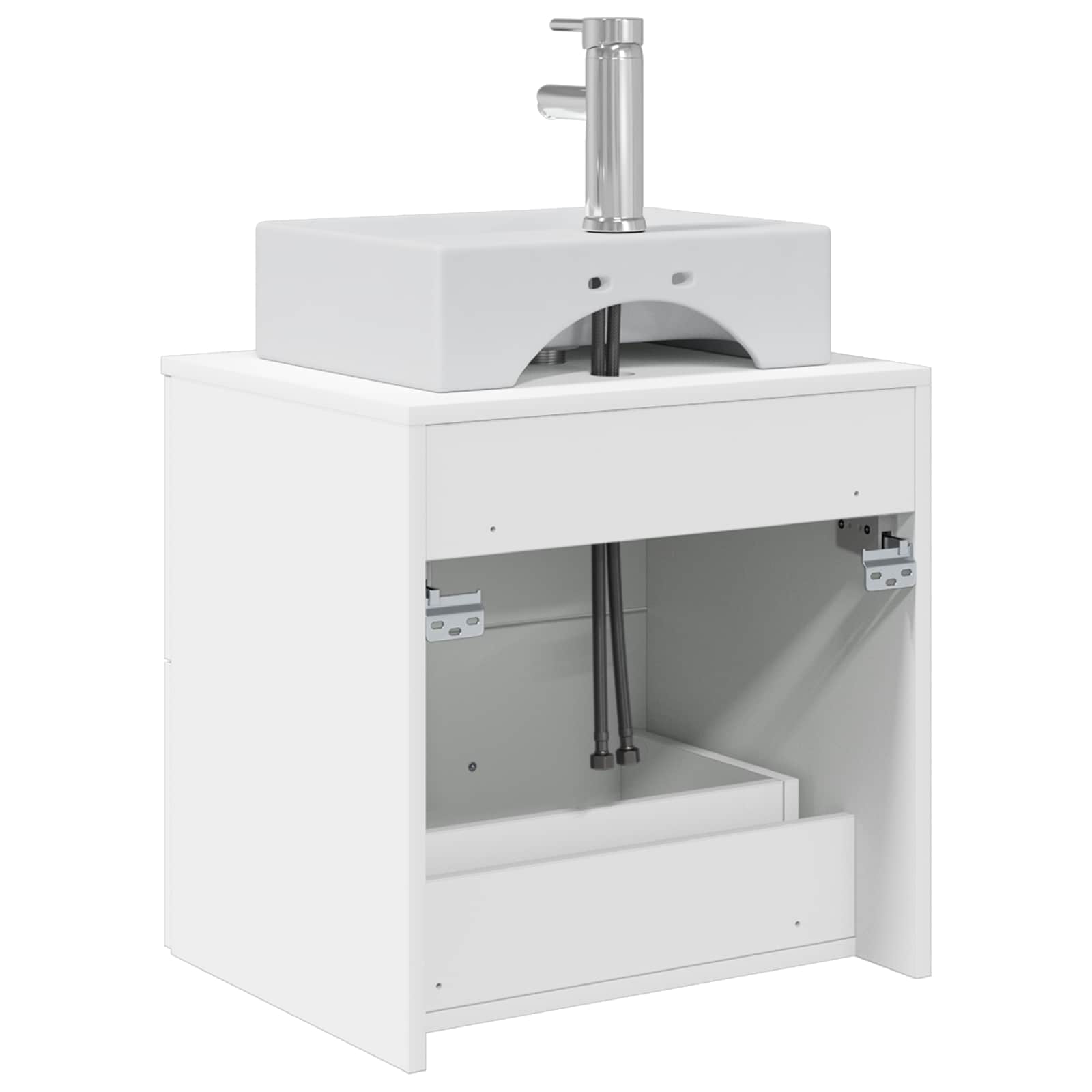 Vanidad con Lavabo de Pared Blanco 49,5 x 41 x 62,5 cm