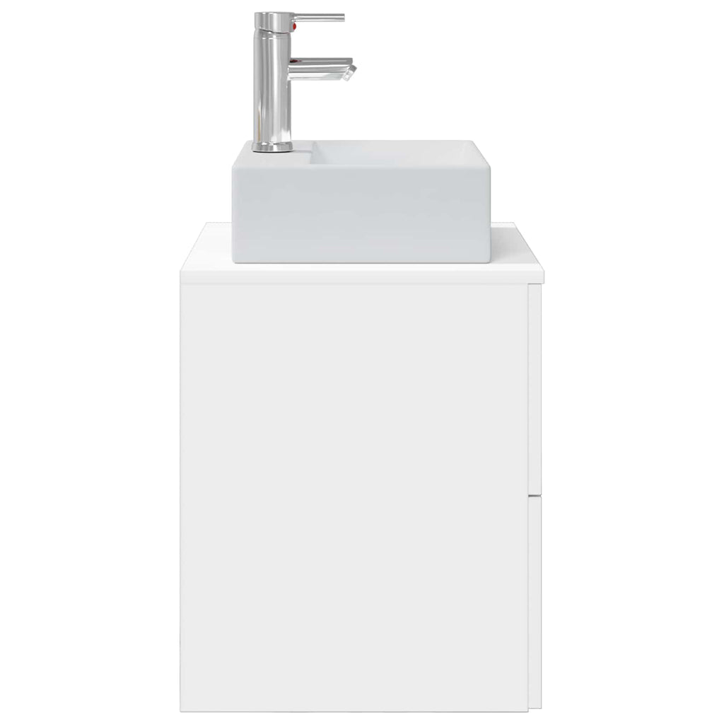 Vanidad con Lavabo de Pared Blanco 49,5 x 41 x 62,5 cm