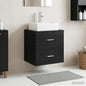 Wall-mounted Vanity with White Basin 49.5 x 41 x 62.5 cm