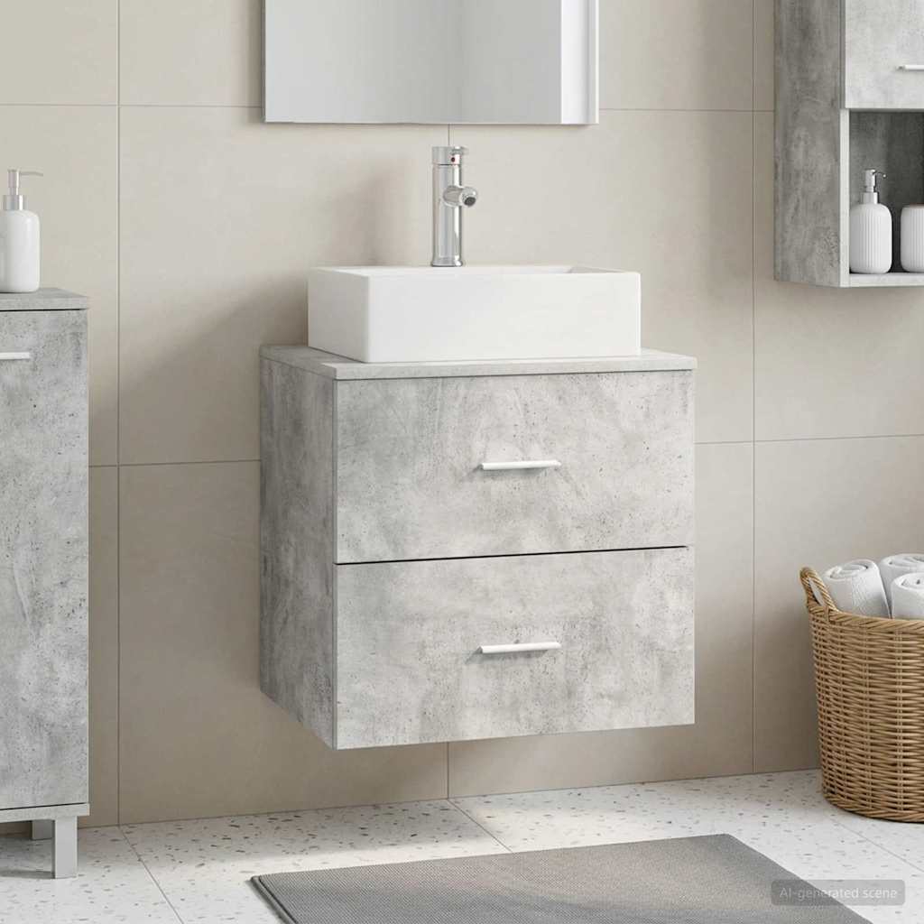 Vanidad con Lavabo de Pared Blanco 49,5 x 41 x 62,5 cm