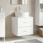 Wall-mounted Vanity with White Basin 49.5 x 41 x 62.5 cm